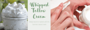 whipped tallow face cream